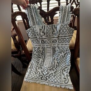 ASOS Black and White Embellished Dress